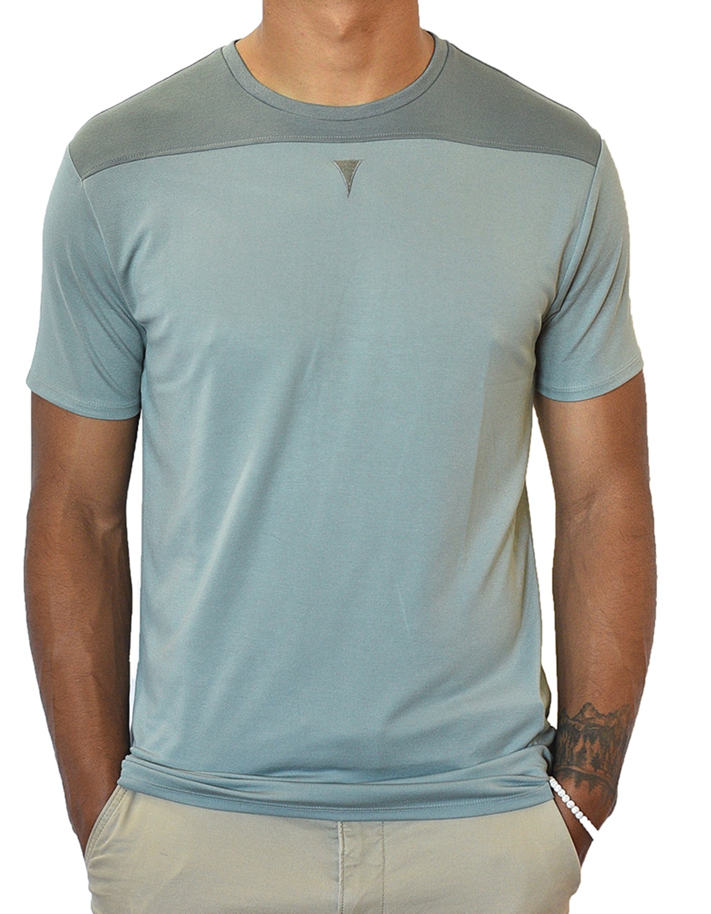 Short Sleeve Crew Collar