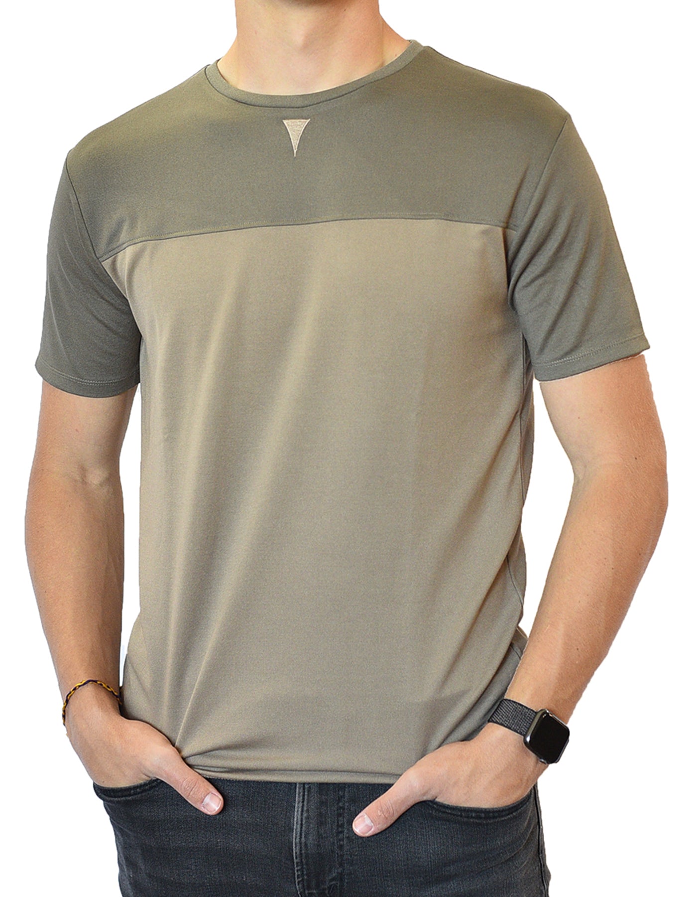Short Sleeve Crew Collar
