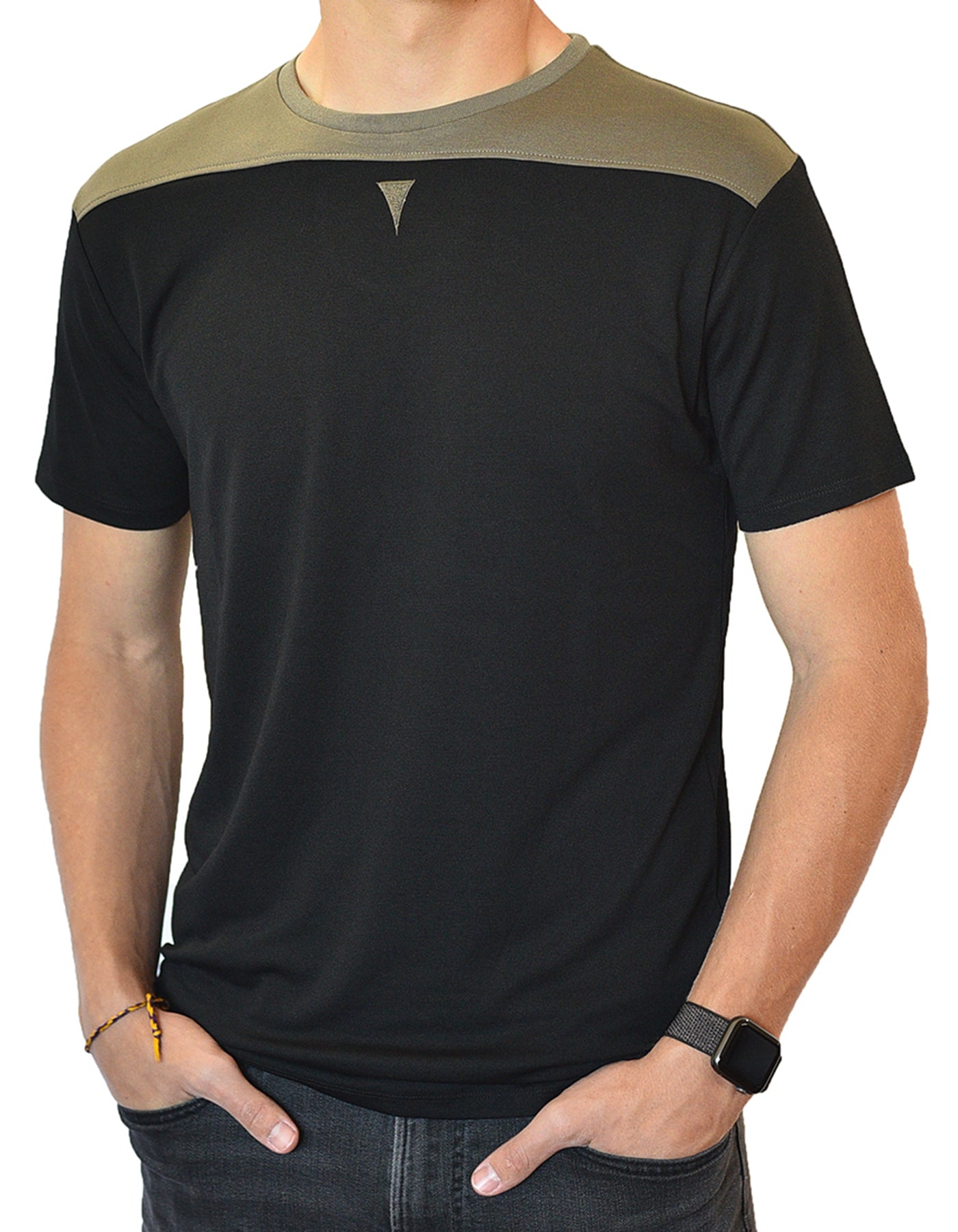 Short Sleeve Crew Collar