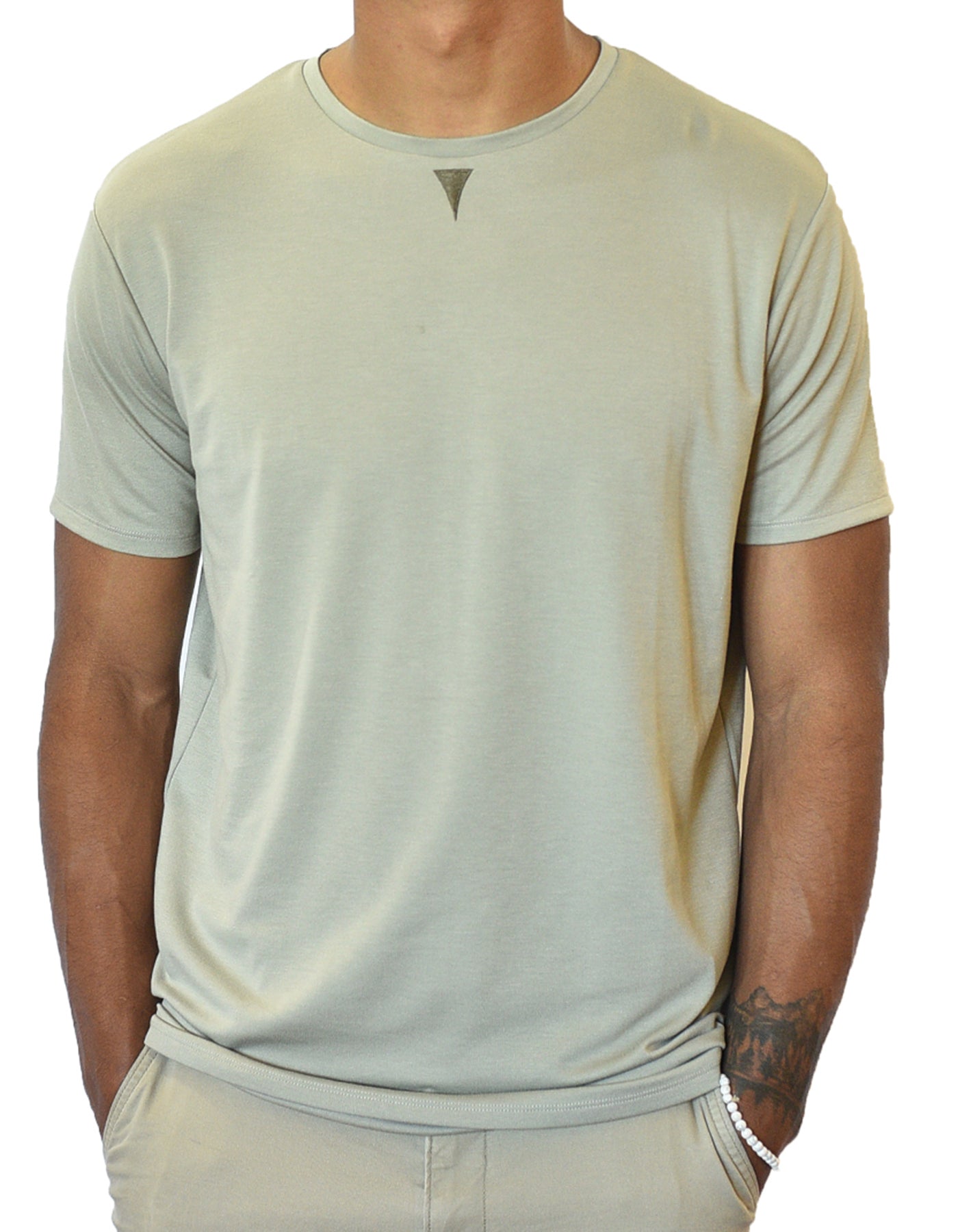 Short Sleeve Crew Collar