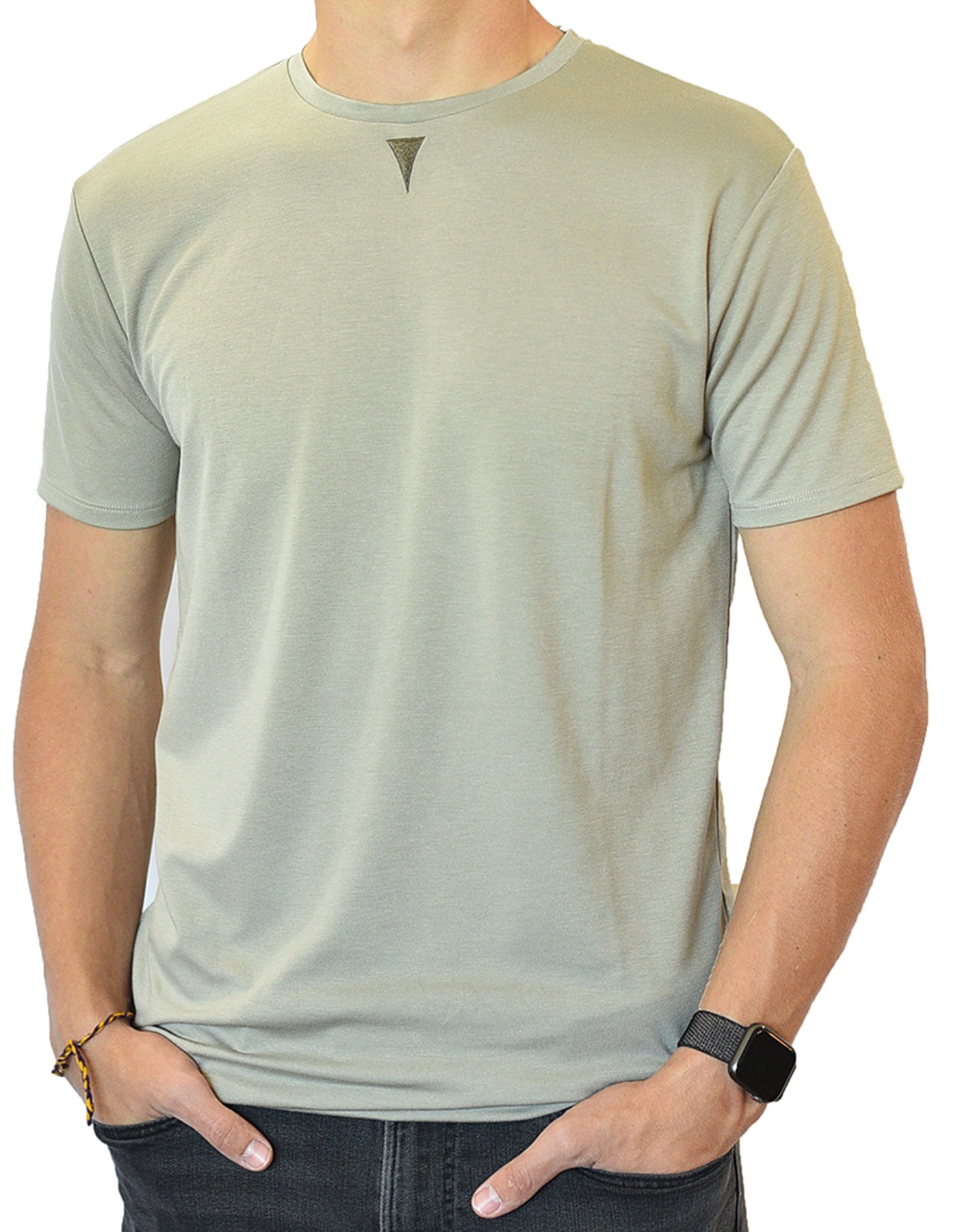 Short Sleeve Crew Collar