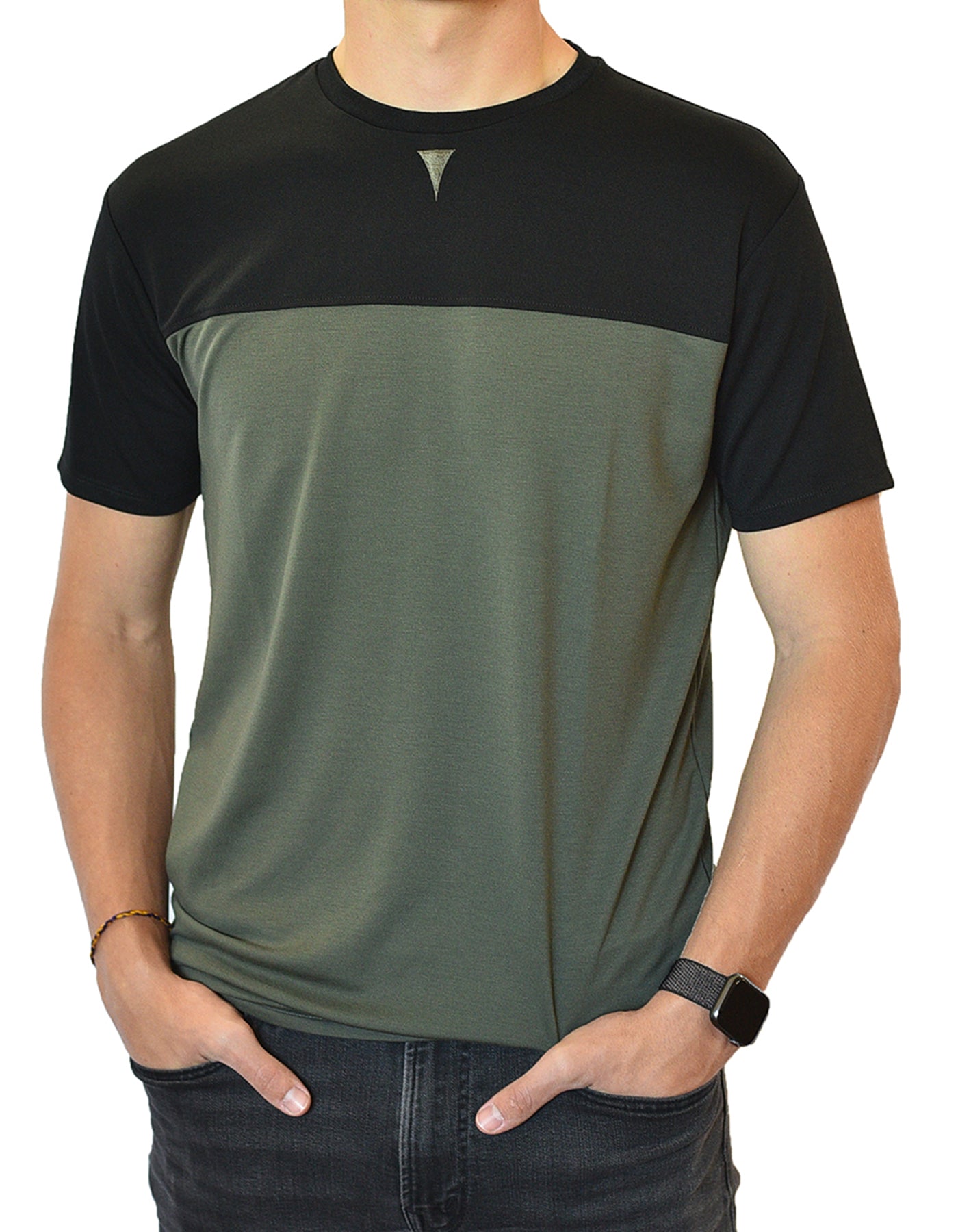 Short Sleeve Crew Collar