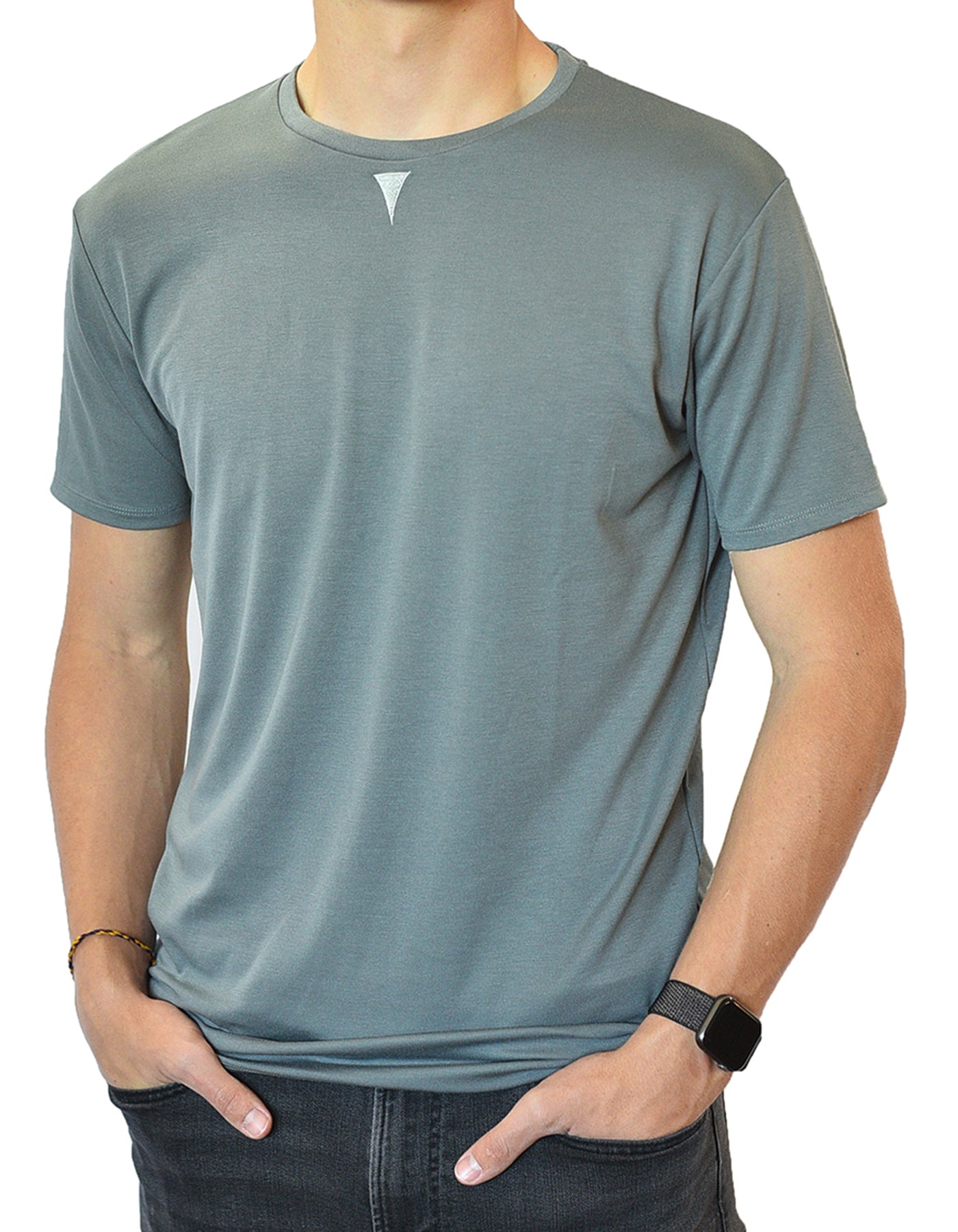 Short Sleeve Crew Collar