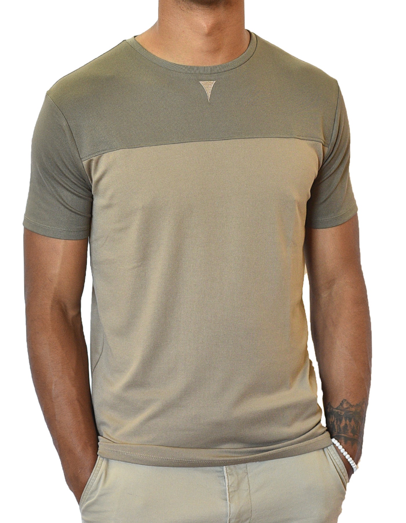 Short Sleeve Crew Collar