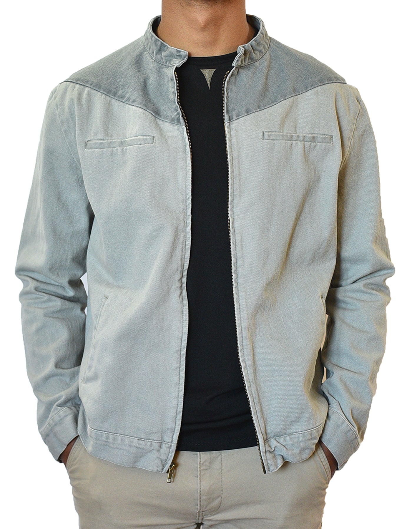 Not Your Classic Jean Jacket - Better! Durable, Soft Denim in Washed Gray