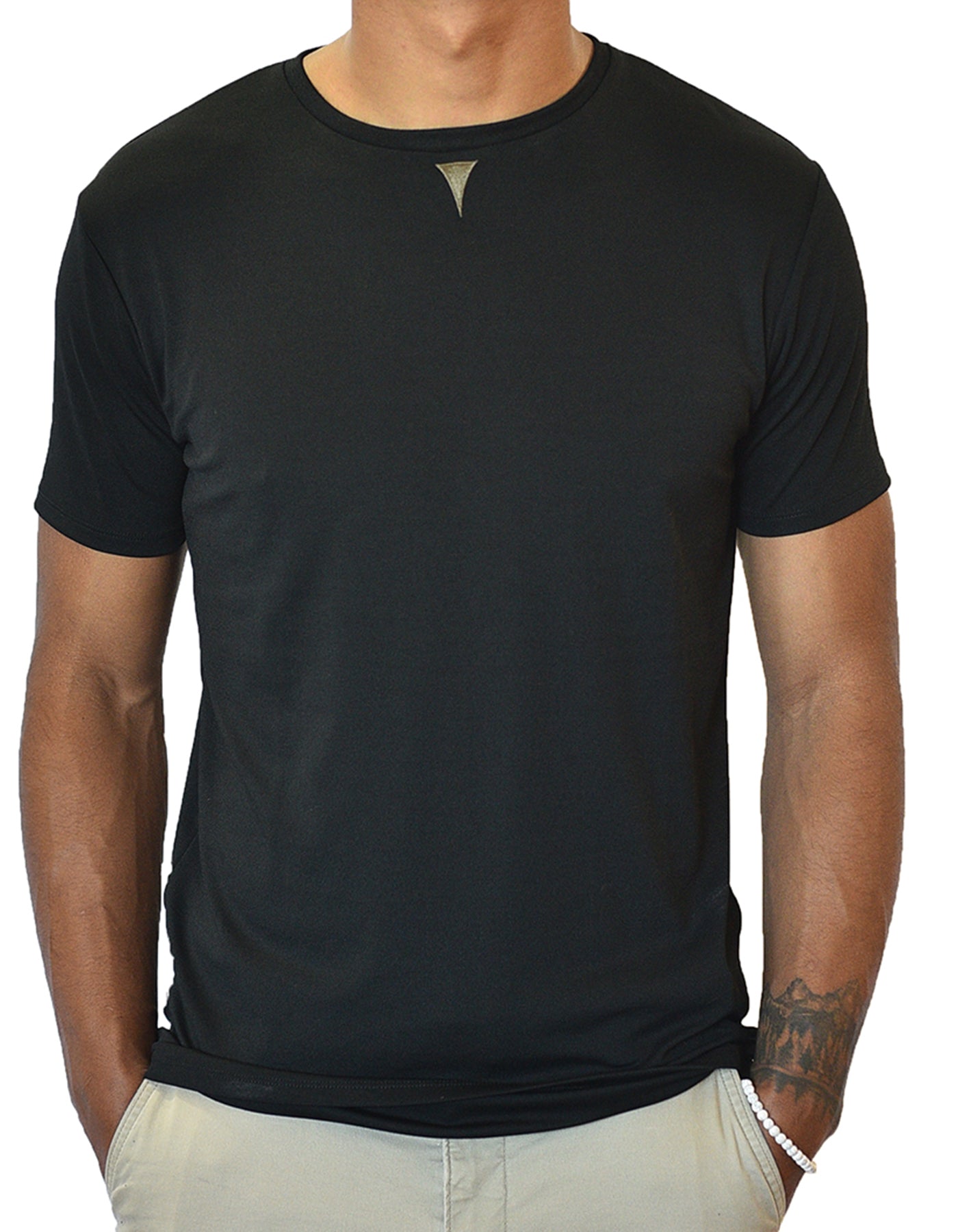 Short Sleeve Crew Collar