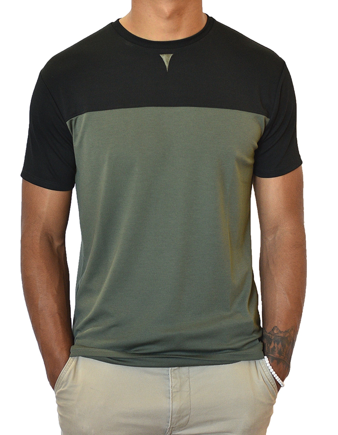 Short Sleeve Crew Collar