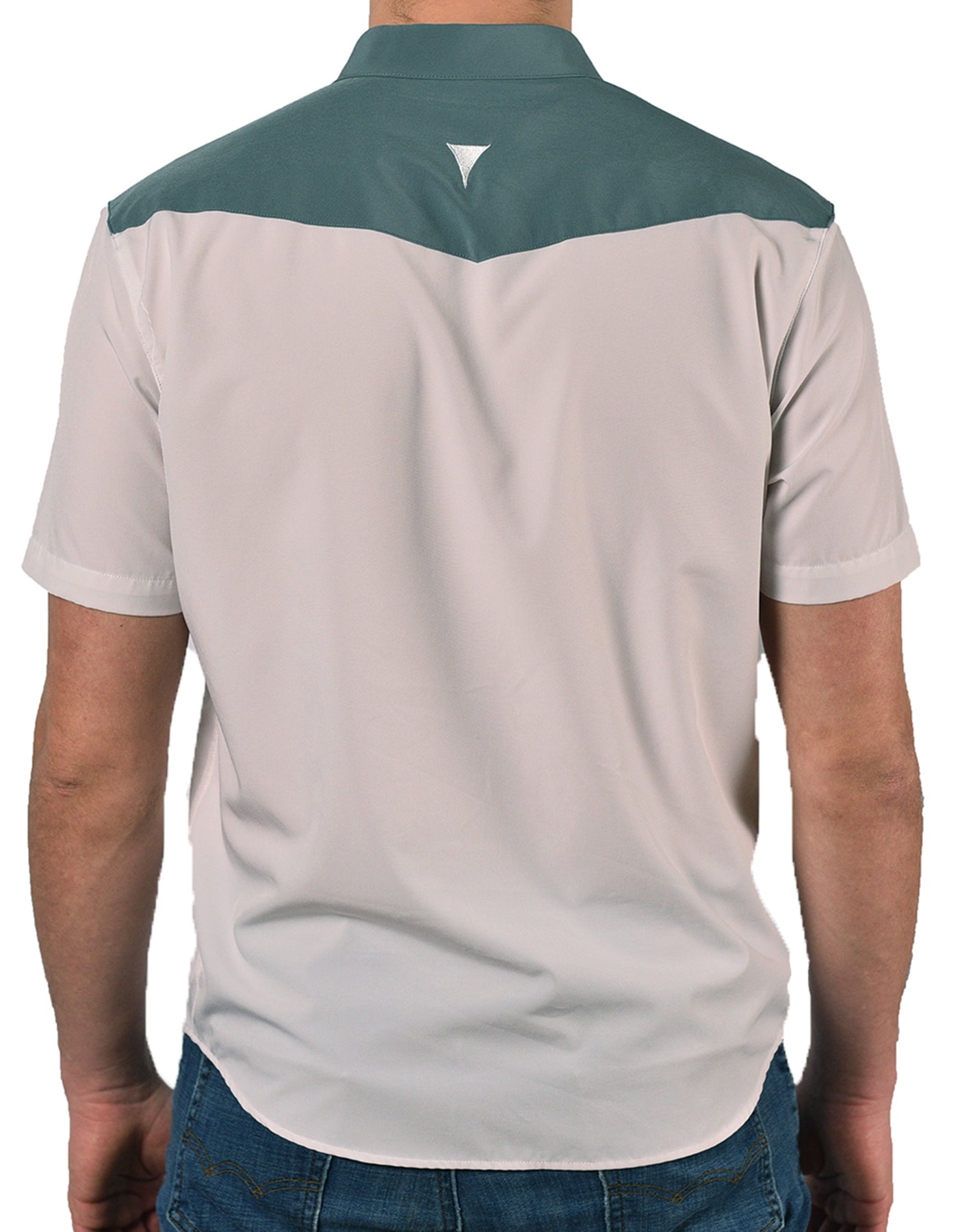 Short Sleeve "Point" Button-Up