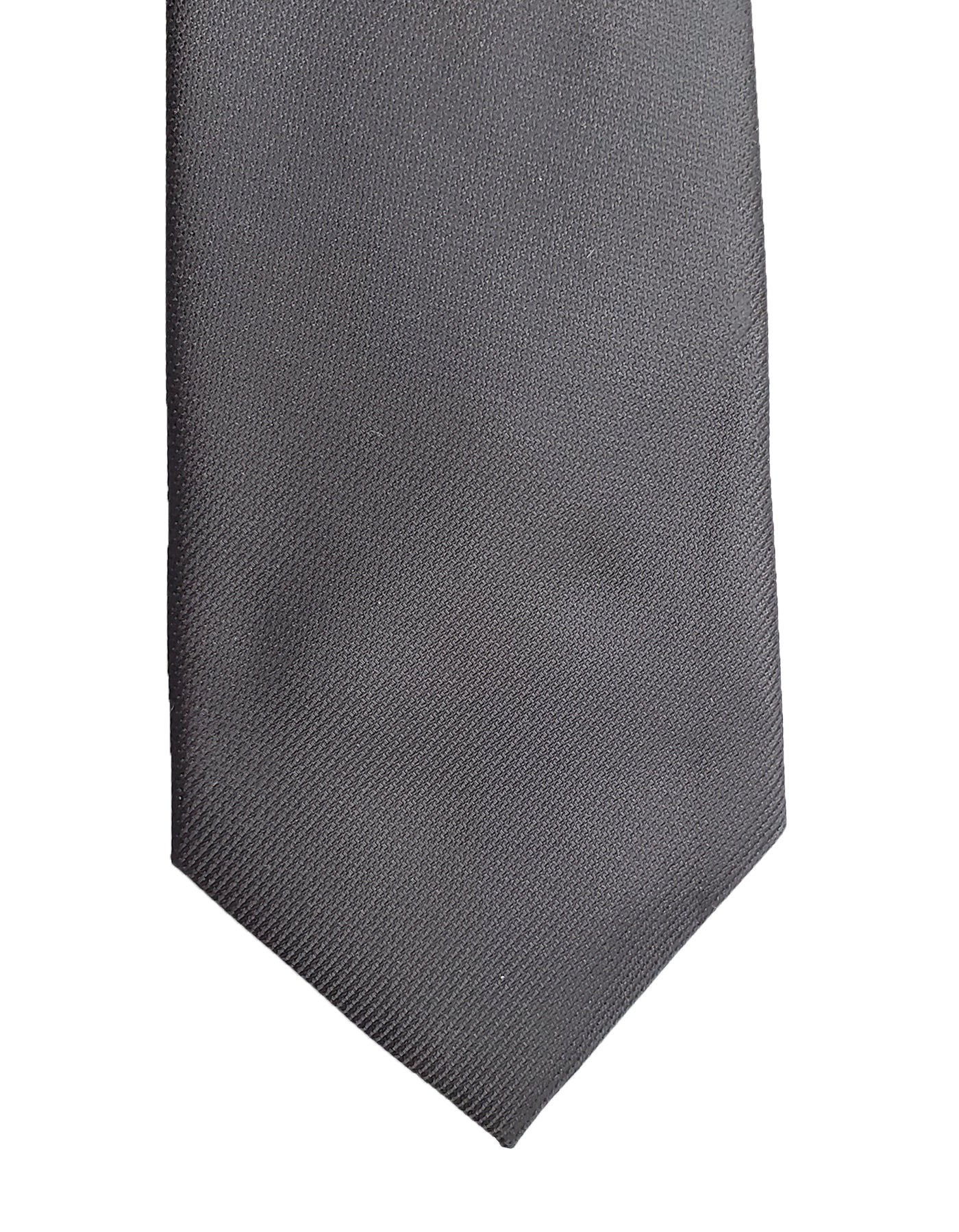 Black Tie - Standard Zipper Zip-Up Necktie