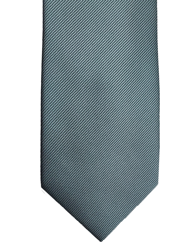 Dark Teal / Aqua Marine Blue/Green Tie - Standard Zipper Zip-Up Necktie