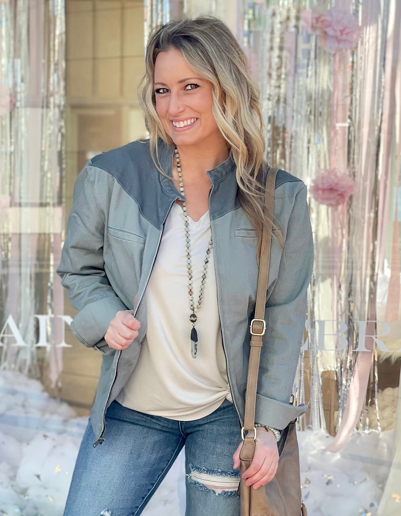 SpearPoint® Boyfriend Denim Jacket