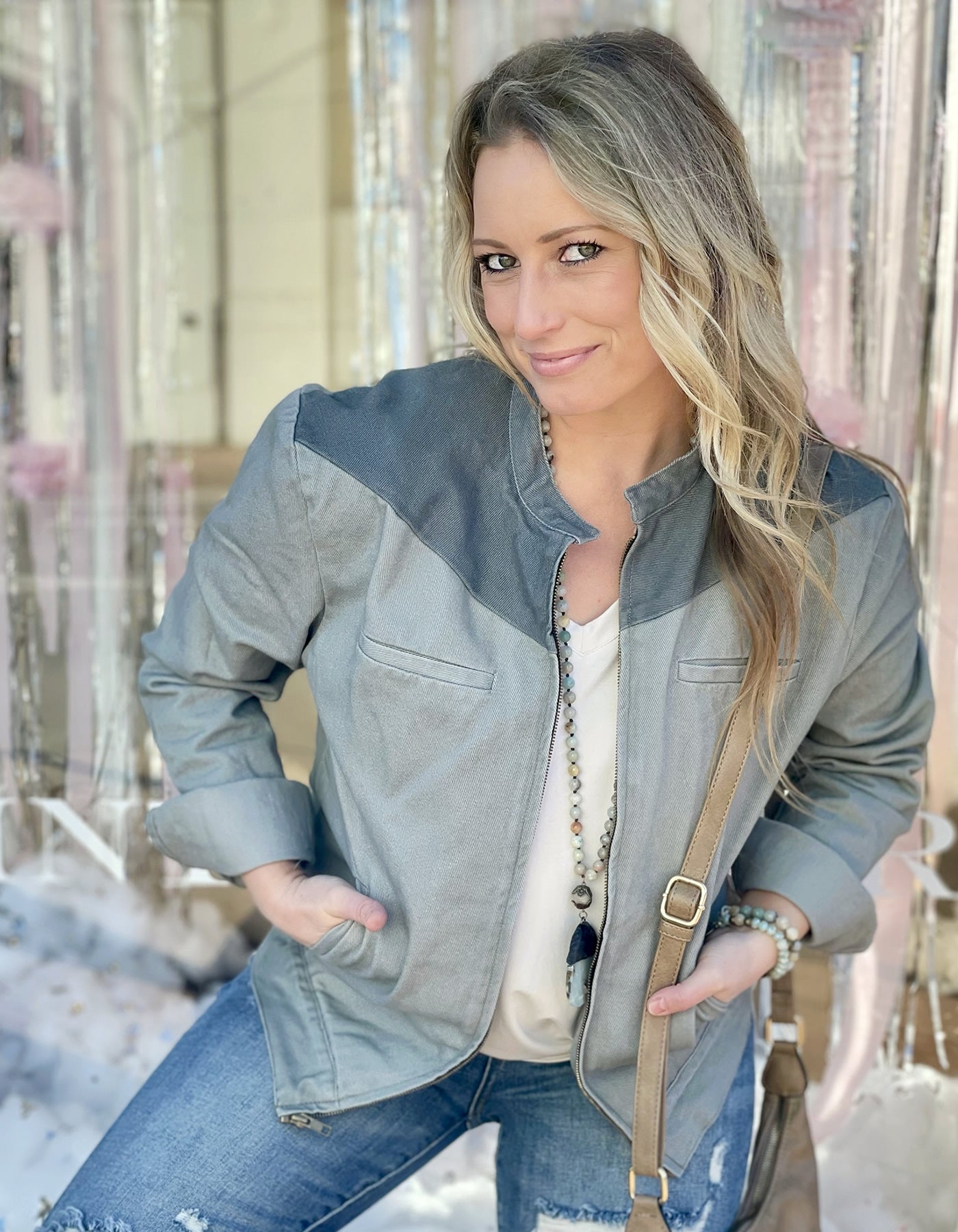 SpearPoint® Boyfriend Denim Jacket