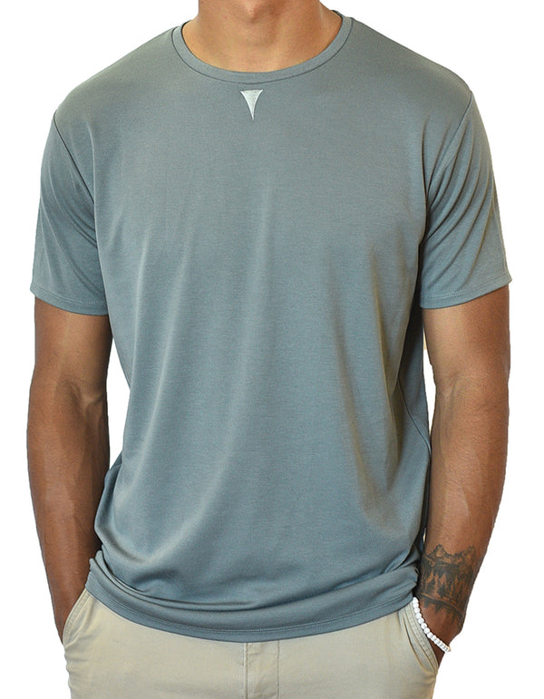 Short Sleeve Crew Collar