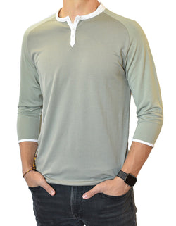 ¾ Sleeve Henley (6-Pack Bundle)