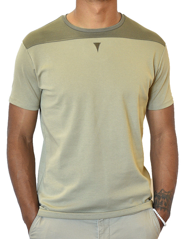 Short Sleeve Crew Collar