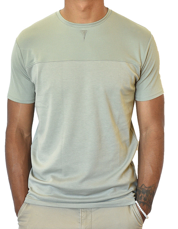 Short Sleeve Crew Collar