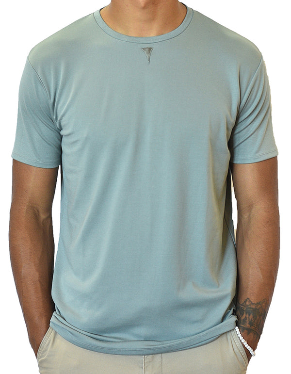 Short Sleeve Crew Collar