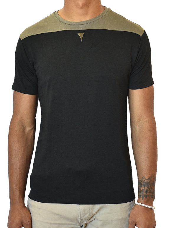 Short Sleeve Crew Collar