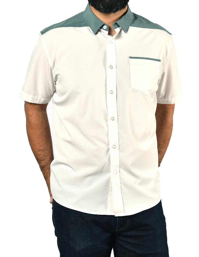 Short Sleeve "Point" Button-Up (6-Pack Bundle)