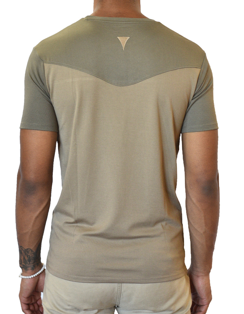 Short Sleeve Crew Collar