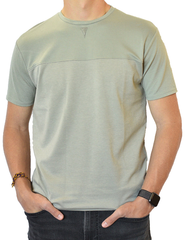 Short Sleeve Crew Collar