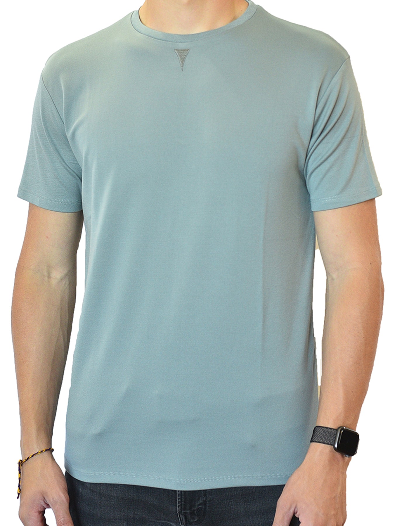 Short Sleeve Crew Collar