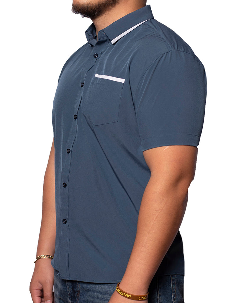 Short Sleeve "Edge" Button-Up (6-Pack Bundle)