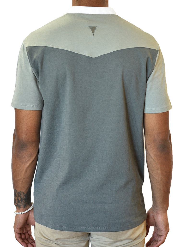 Short Sleeve Henley