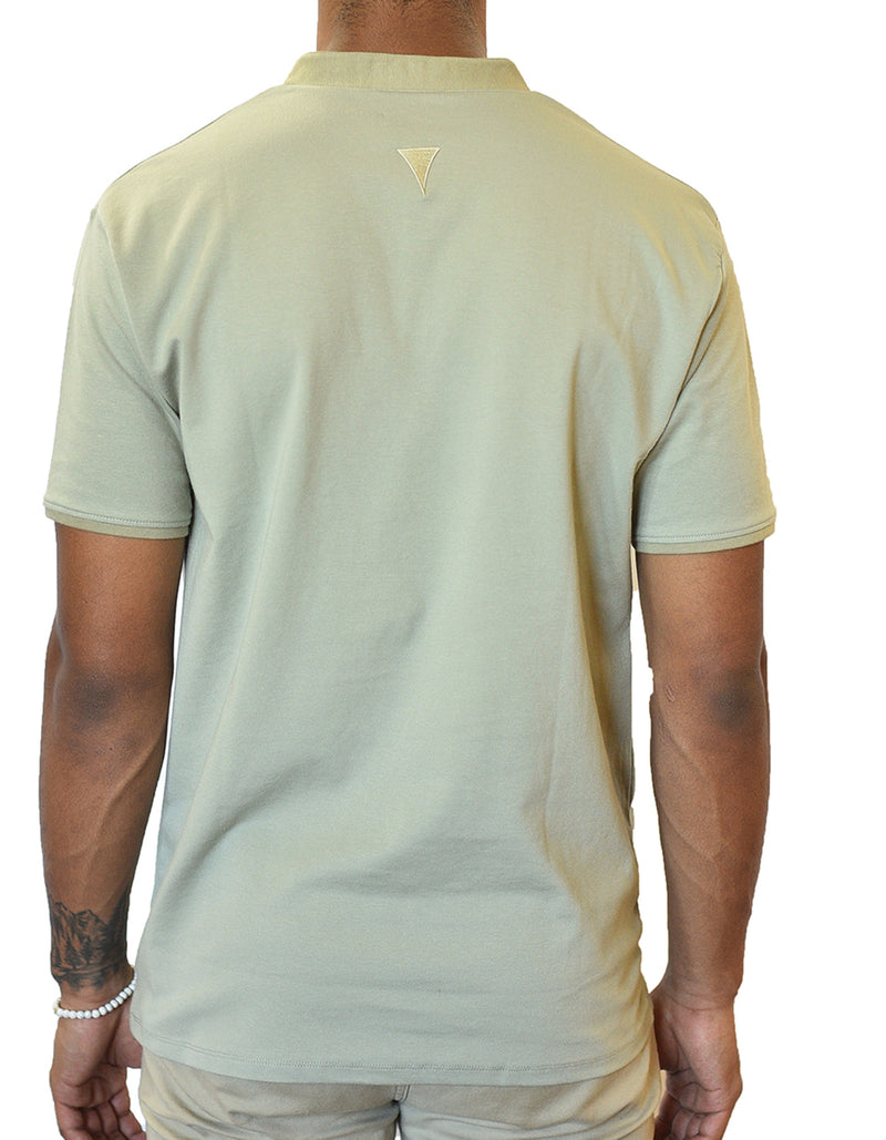 Short Sleeve Henley
