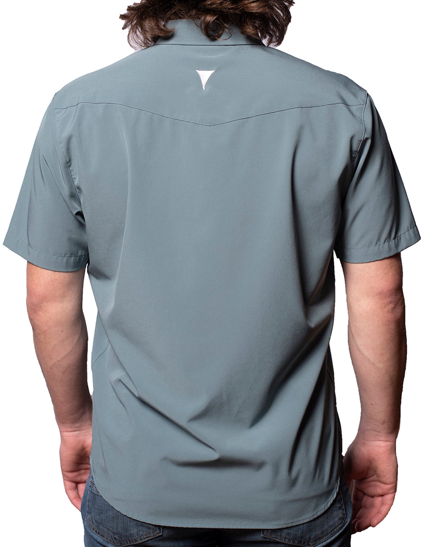 Short Sleeve "Edge" Button-Up