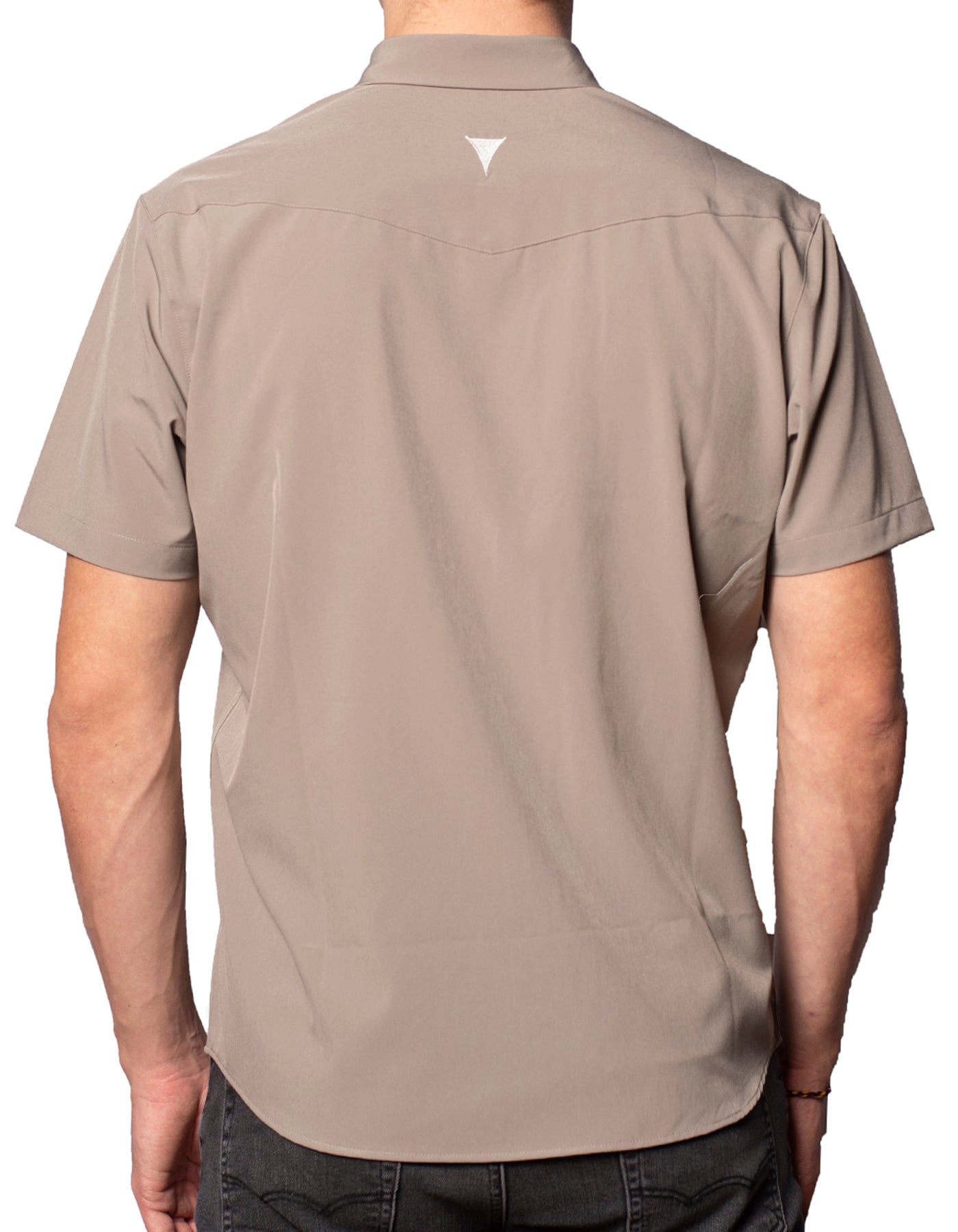 Short Sleeve "Edge" Button-Up