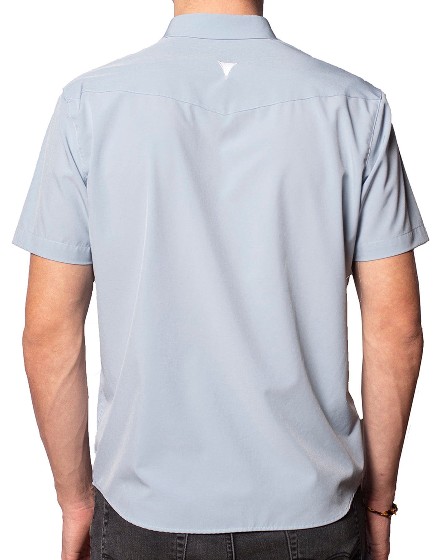 Short Sleeve "Edge" Button-Up
