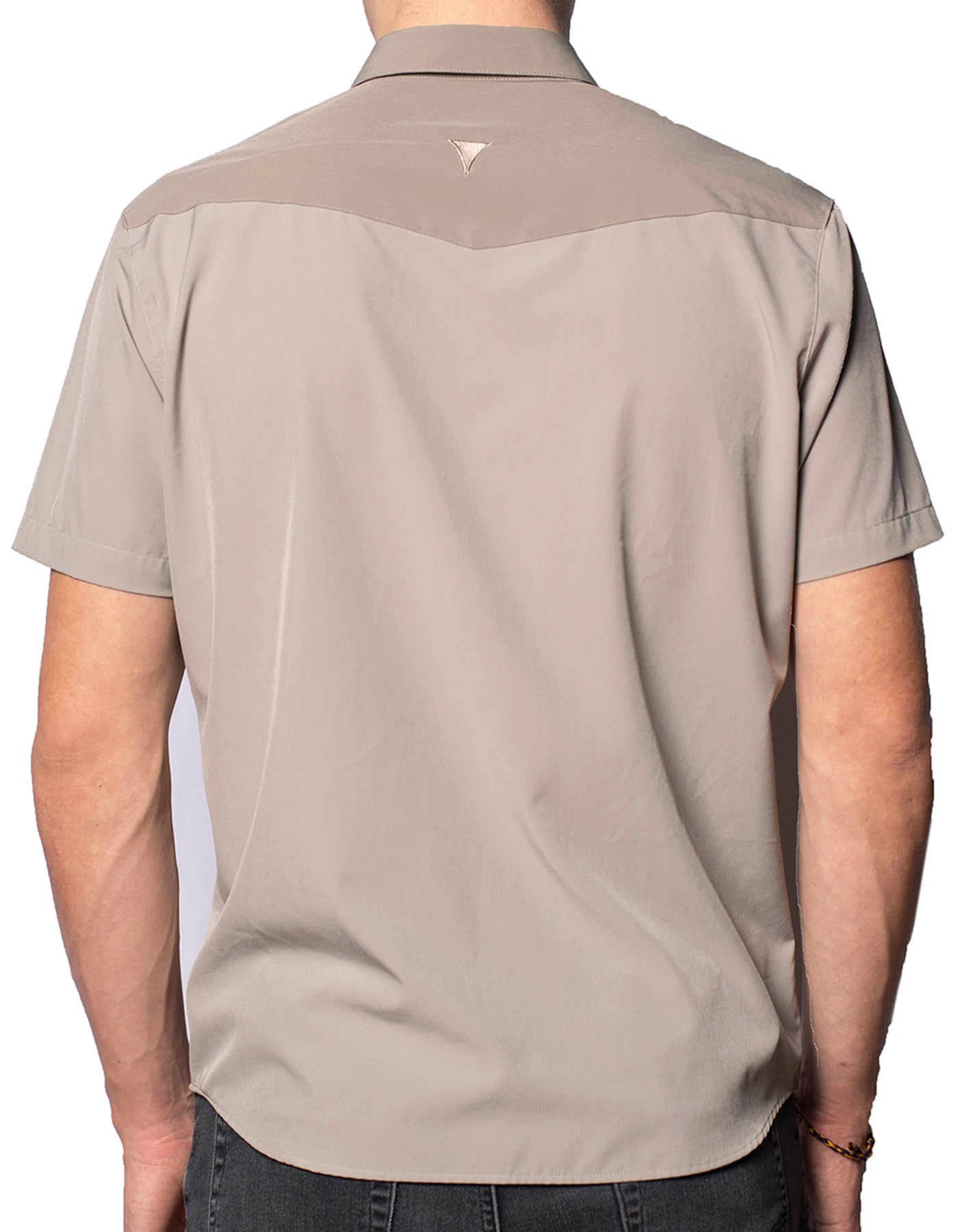 Short Sleeve "Point" Button-Up