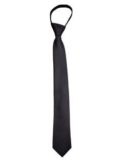 Solid Color Zipper Tie (4-Pack Bundle)