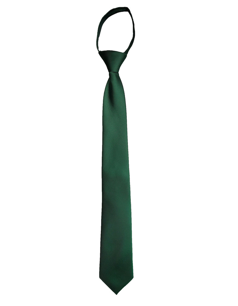 Solid Color Zipper Tie (4-Pack Bundle)