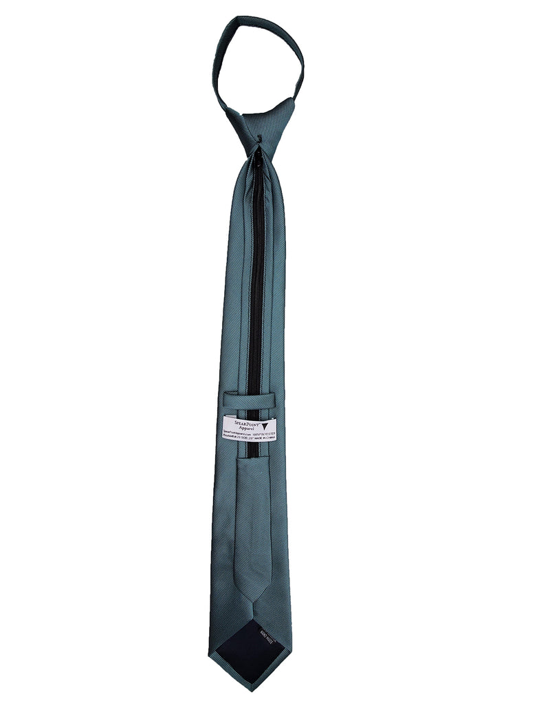 Solid Color Zipper Tie (4-Pack Bundle)